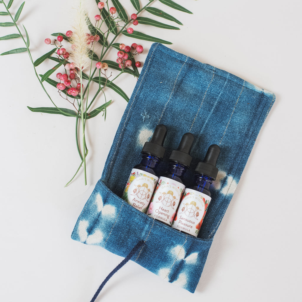 Nourished Shibori Pouch
