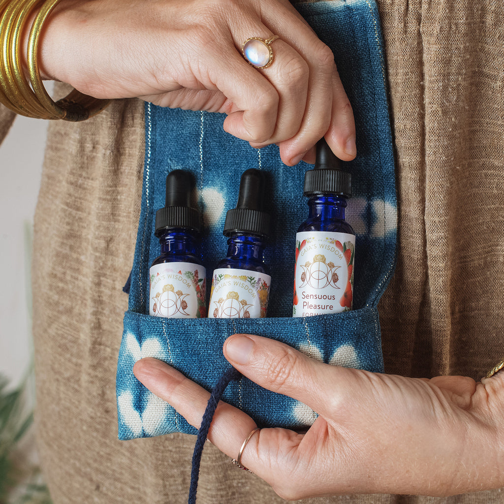 Nourished Shibori Pouch